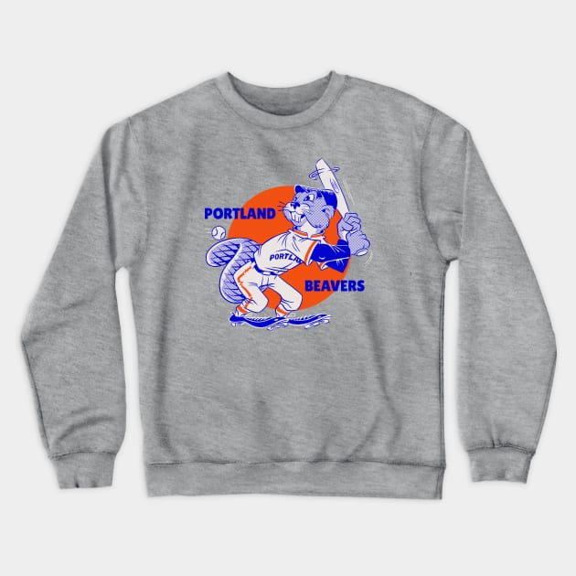 Defunct Portland Beavers Baseball 1903 Crewneck Sweatshirt by LocalZonly